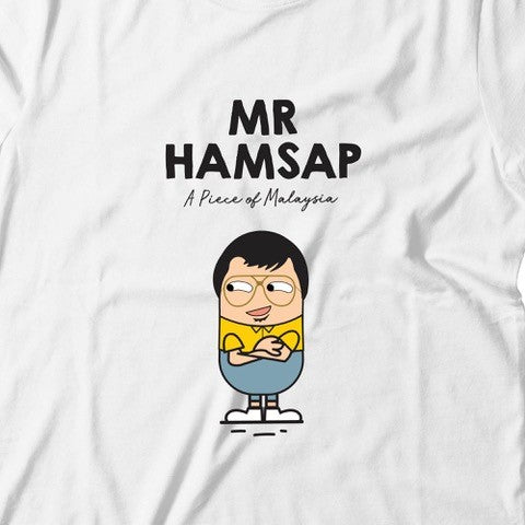 Adult - T-Shirt - Mr. Hamsap - White