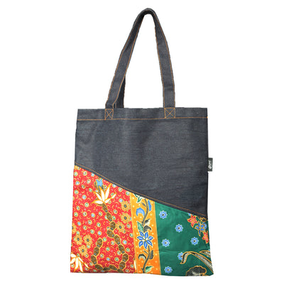 Tote Bag Denim Batik – APOM - Main Image